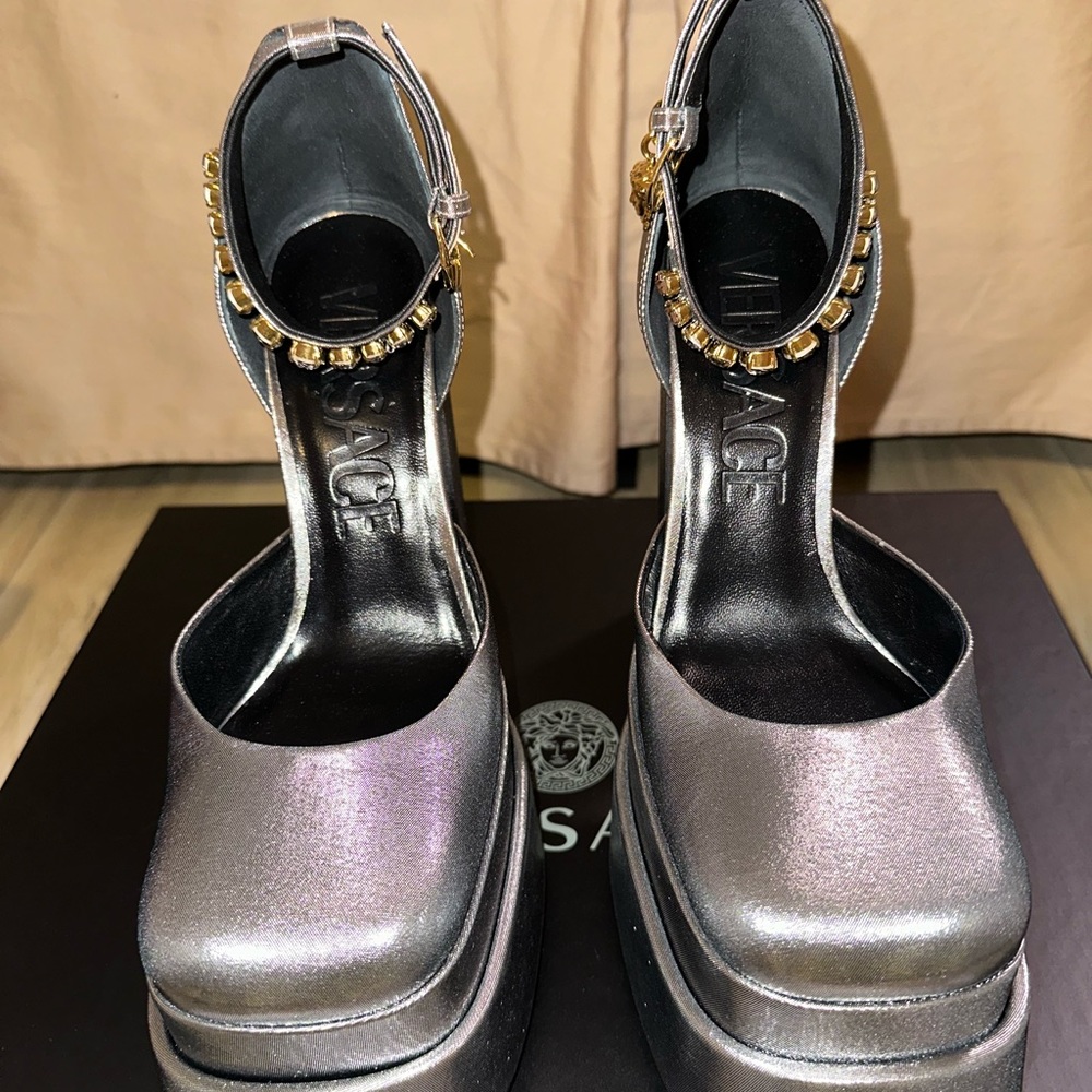 Versace platform heels